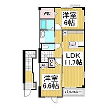 長野県千曲市大字上徳間（賃貸アパート2LDK・2階・61.96㎡） その2