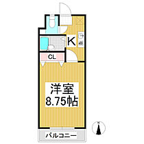 フリーデンスハイム  ｜ 長野県長野市稲里町中氷鉋（賃貸アパート1K・2階・24.00㎡） その2