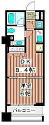 COMFORIA大山 1LDKの間取図画像