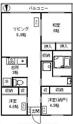 ロワイヤル守屋 2階