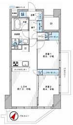 ディアハート小竹向原 2LDKの間取図画像
