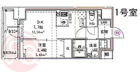 大阪難波Noah  ｜ 大阪府大阪市浪速区稲荷1丁目（賃貸マンション1DK・3階・28.47㎡） その2