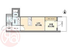 RJRプレシア南堀江  ｜ 大阪府大阪市西区南堀江2丁目（賃貸マンション1LDK・12階・29.44㎡） その2