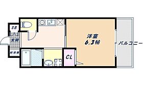 大阪府大阪市浪速区桜川3丁目（賃貸マンション1K・5階・24.00㎡） その2