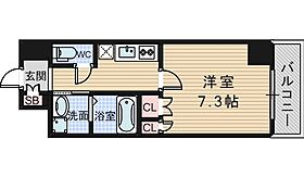 大阪府大阪市浪速区戎本町1丁目（賃貸マンション1K・12階・26.07㎡） その2