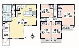大和市福田 新築戸建 全2棟 1号棟