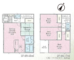 物件画像 座間市小松原第10 II期7棟　新築戸建て