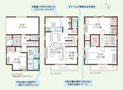 物件画像 中央区横山2丁目　新築戸建て