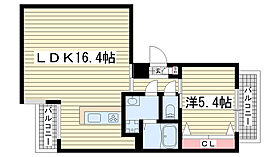 パロス山本通りエスコンディーテ  ｜ 兵庫県神戸市中央区山本通4丁目（賃貸アパート1LDK・3階・45.15㎡） その2