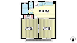 間取図画像 2DK