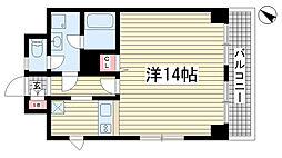 ラ・ルミエール山手 1Kの間取図画像