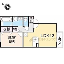 滋賀県彦根市地蔵町（賃貸アパート1LDK・2階・44.70㎡） その2