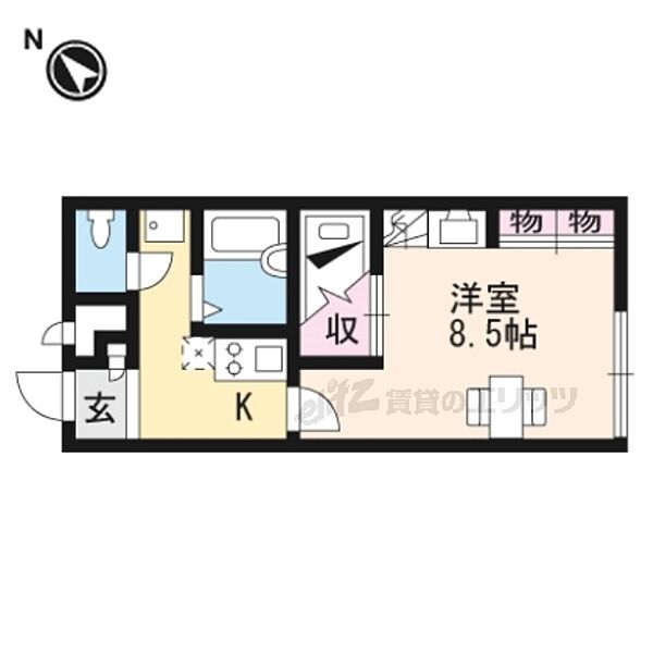 レオパレスわたむき 213｜滋賀県蒲生郡日野町大字西大路(賃貸アパート1K・2階・23.18㎡)の写真 その2