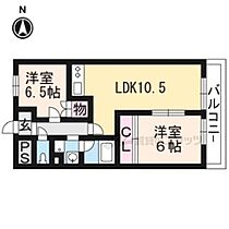 フラワー2番館 222 ｜ 滋賀県近江八幡市出町（賃貸マンション1LDK・2階・50.00㎡） その2