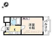 イマージュＶ 212 ｜ 滋賀県守山市今宿３丁目（賃貸マンション1K・2階・20.85㎡） その2