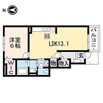 滋賀県大津市仰木の里３丁目（賃貸アパート1LDK・1階・46.41㎡） その2