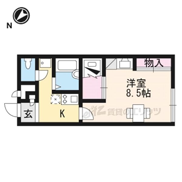 レオパレス水口 204｜滋賀県甲賀市水口町南林口(賃貸アパート1K・2階・22.70㎡)の写真 その2