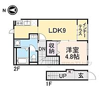 Ｅｐｉｐｈａｎｙ 208 ｜ 滋賀県米原市下多良２丁目（賃貸アパート1LDK・2階・41.98㎡） その2