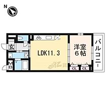 滋賀県栗東市上鈎（賃貸マンション1LDK・3階・41.66㎡） その2