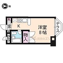 滋賀県大津市萱野浦（賃貸マンション1K・5階・24.77㎡） その2