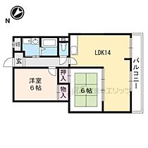 滋賀県栗東市高野（賃貸マンション2LDK・1階・60.42㎡） その2