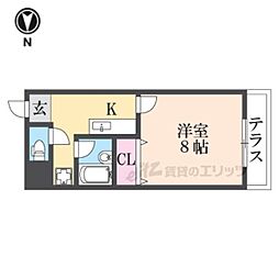 近江鉄道近江本線 ひこね芹川駅 徒歩3分の賃貸アパート 1階1Kの間取り