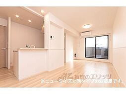 近江鉄道近江本線 八日市駅 5.4kmの賃貸アパート 2階2LDKのリビング/ダイニング