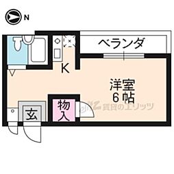 メゾン・ド・ムラジ3 1Kの間取図画像