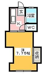 間取図画像 1K