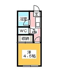間取図画像 1K