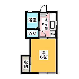 間取図画像 1K