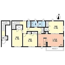 間取図画像 3LDK