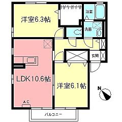 物件の間取り