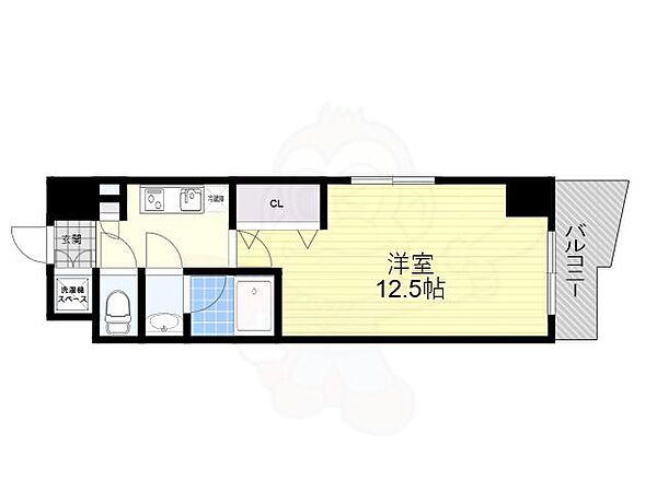 大阪府吹田市垂水町３丁目(賃貸マンション1K・6階・35.16㎡)の写真 その2