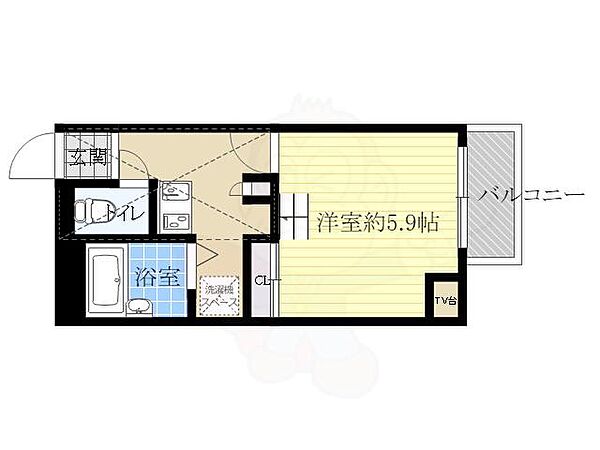 大阪府池田市豊島南２丁目(賃貸アパート1K・1階・20.28㎡)の写真 その2