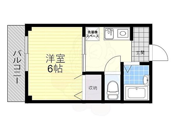 大阪府豊中市螢池南町２丁目(賃貸マンション1K・2階・22.19㎡)の写真 その2