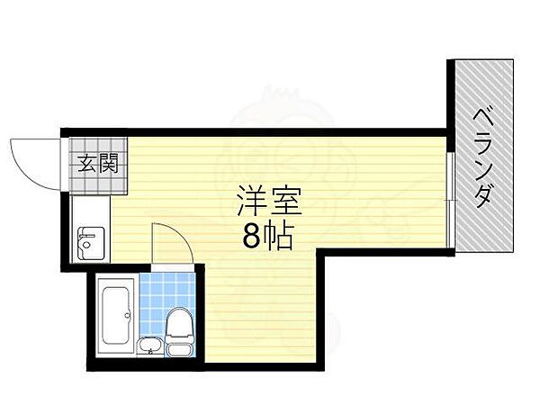 フロントリバー豊中 ｜大阪府豊中市上野西１丁目(賃貸マンション1R・3階・20.00㎡)の写真 その2