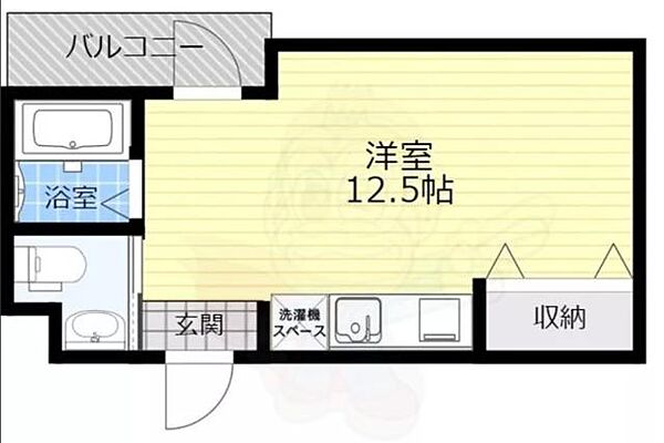 大阪府吹田市芳野町(賃貸マンション1R・3階・25.83㎡)の写真 その2