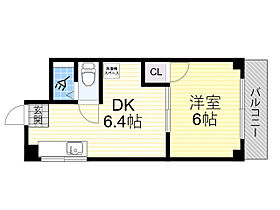 大阪府豊中市桜の町３丁目17番4号（賃貸マンション1DK・3階・23.80㎡） その2