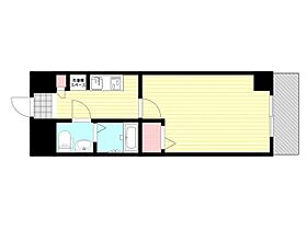 大阪府大阪市淀川区宮原１丁目（賃貸マンション1K・9階・25.02㎡） その2