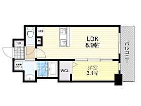 大阪府吹田市垂水町１丁目（賃貸マンション1LDK・2階・31.20㎡） その2