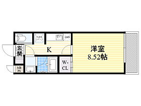 大阪府豊中市螢池西町２丁目13番3号（賃貸アパート1K・1階・28.38㎡） その2