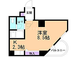 ベルヴィコート豊平4 1Kの間取図画像