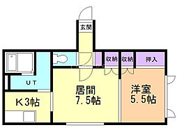 間取図画像 1LDK