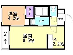 クチュール豊平美園 4階
