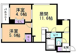 カサヴェルデ平岸 4階/410