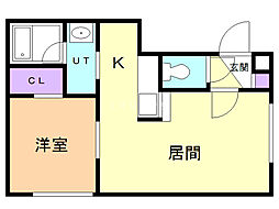間取図画像 1LDK