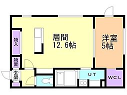 間取図画像 1LDK