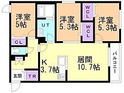 クレスト豊平公園 1階/-