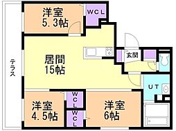 間取図画像 3LDK